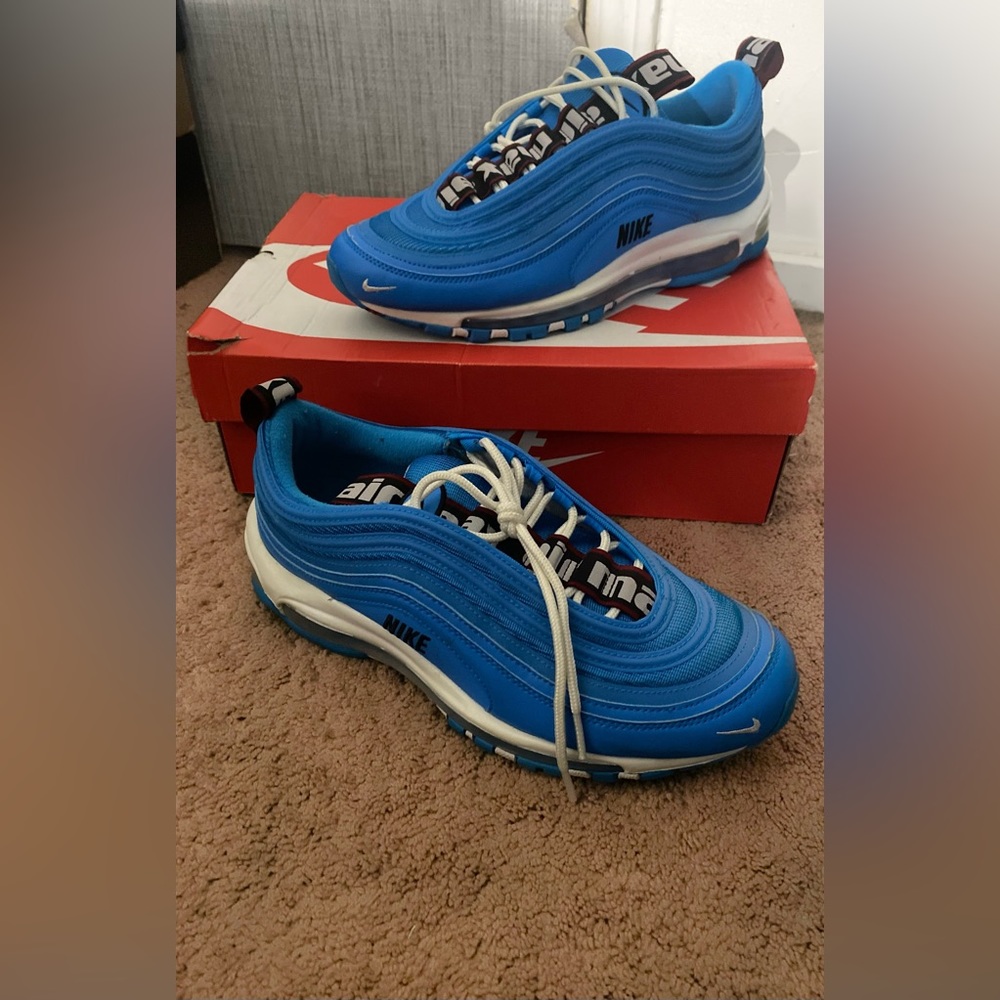 Electric blue Nike Air Max 97s size 9 men’s